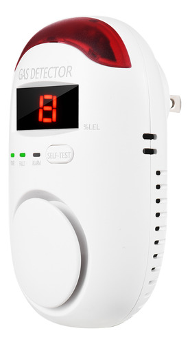 Alarme De Gás: Detector De Cozinha Com Plug-in De Gás, Vazam