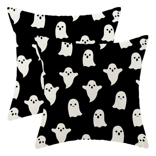 Yxuiyal Fundas De Almohada Decorativas De Halloween, 18 X 18