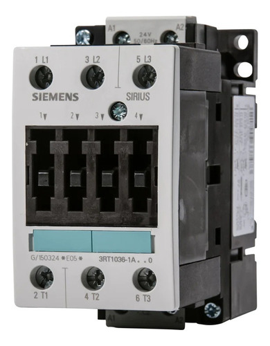 Contactor De Potencia Tripolar 24v 50a Siemens 3rt1036-1ac20