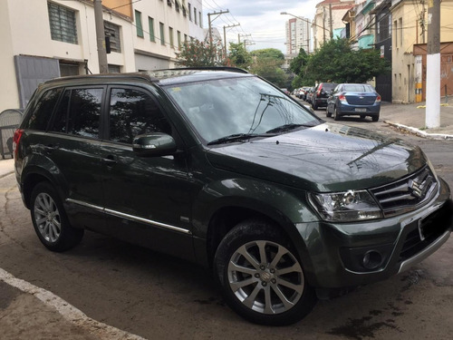 Grand Vitara Special Edition 2015 Verde Banco De Couro Bege