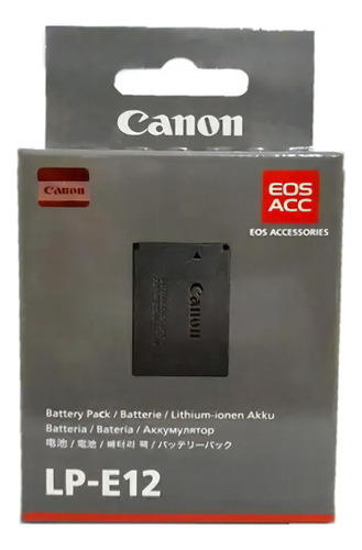 Baterias De Câmera Íon De Lítio Canon Lp-e12