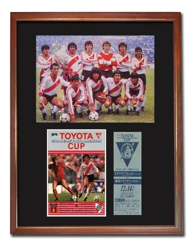 River Campeon Intercontinental 1986 Foto, Entrada Programa