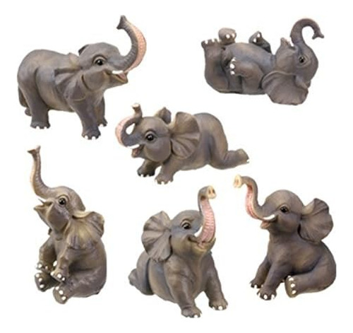 Figurilla Coleccionable De Elefante Pequeño, Juego De ...