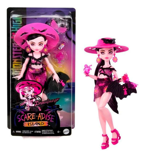 Muñeca Monster High Draculaura Con Traje De Baño