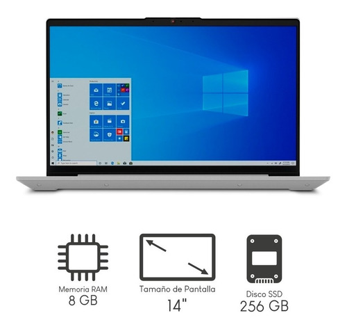 Imagen 4 de 9 de Laptop Lenovo Ideapad 5 Intel Ci5 8gb 256gb Ssd 14 W10