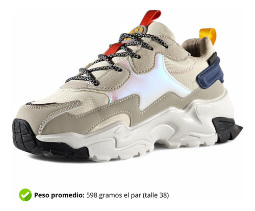 Zapatillas Mujer Plataforma Urbanas Moda Filament Grous