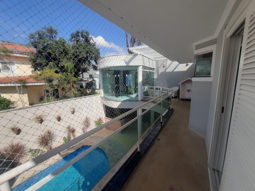 Sobrado 3 Suítes Mobiliado, Com Piscina, Sauna E Academia - Condomínio Fechado