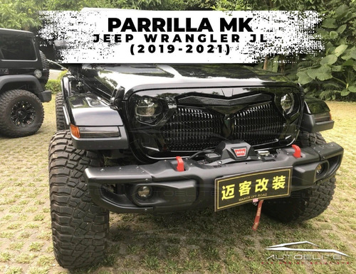 Imagen 6 de 9 de Parrilla Angry Jeep Wrangler Jl 2019 2020 2021 Enojado Cobra