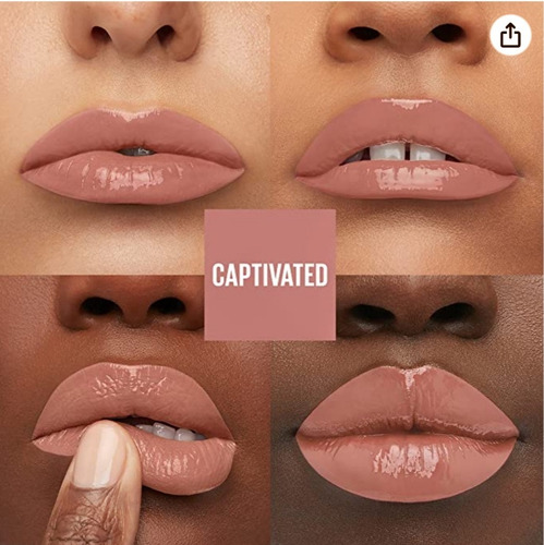 Imagen 2 de 2 de Labial Maybelline Superstay Vinyl Ink En Tono Captivated