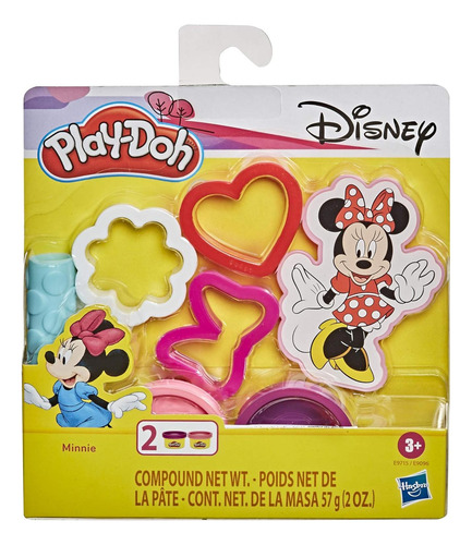 Play-doh Minnie Mouse Set De 5 Piezas Para Niños 3+