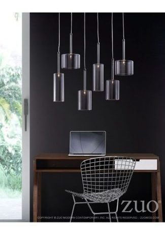 Lampara De Techo Modelo Hale - Vidrio Këssa Muebles