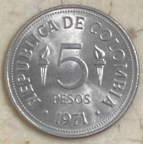 Moneda $5 Juegos Panamericanos De Cali 1971