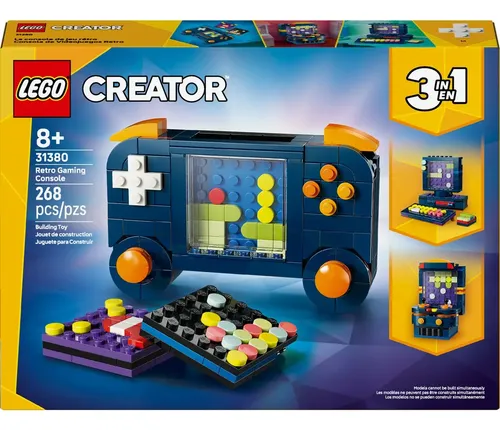 Console de videogame retrô LEGO® Creator 3 em 1 31380