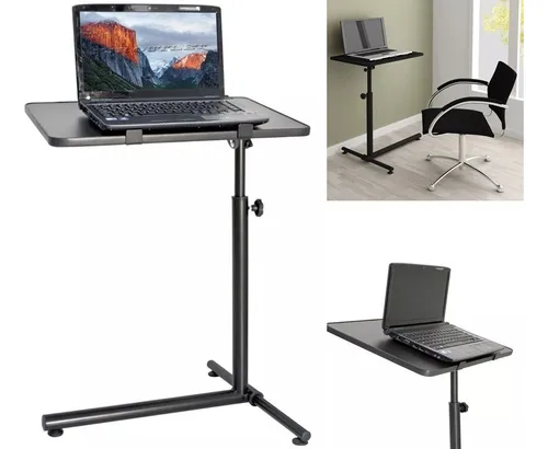 Mesa Ergonômica P/ Notebook Altura Regulável E Giro Preto Menor preço em Mesa Ergonômica P/ Notebook Altura Regulável E Giro Preto