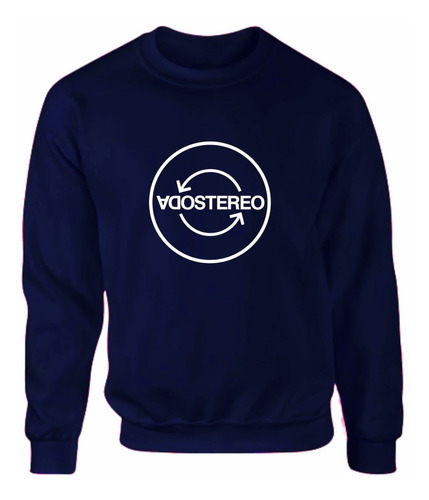 Sudadera Lisa Soda Stereo Logo Rock