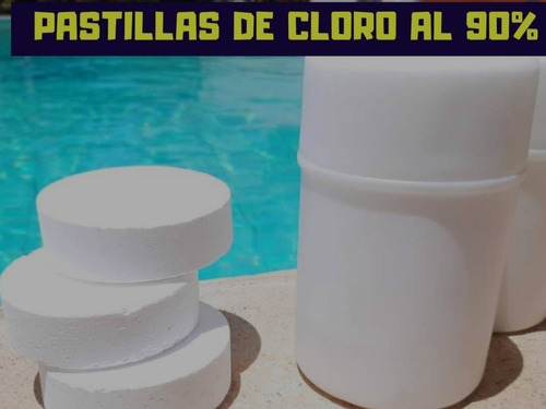 Pastillas De Cloro Al 90% Blister De 5unidades. (1kg)