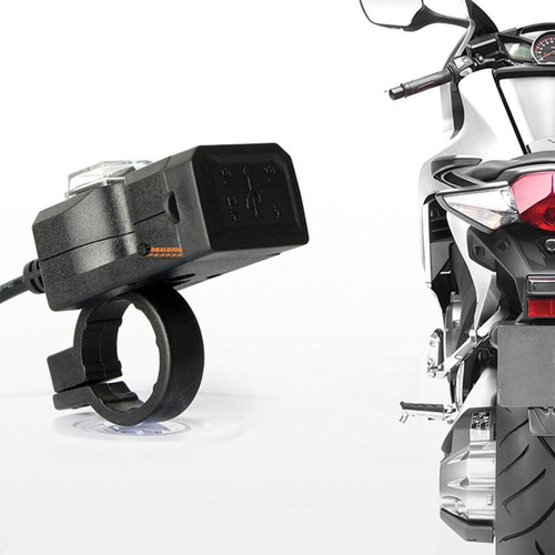 2 Cargadores Para Moto Gps O Celular,doble Puerto Usb 100% I