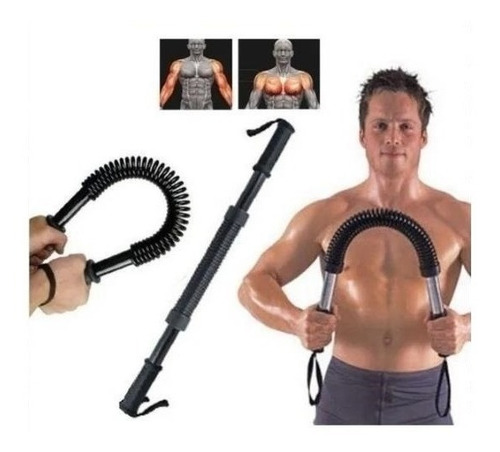 Imagen 1 de 7 de Barra Torsion 60 Kilos Ejercicios Brazo Fitness / Lhua Store