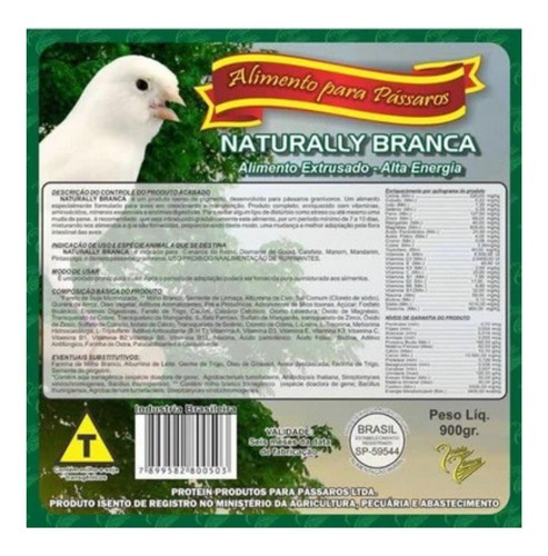 Extrusada Naturally Branca - 900g