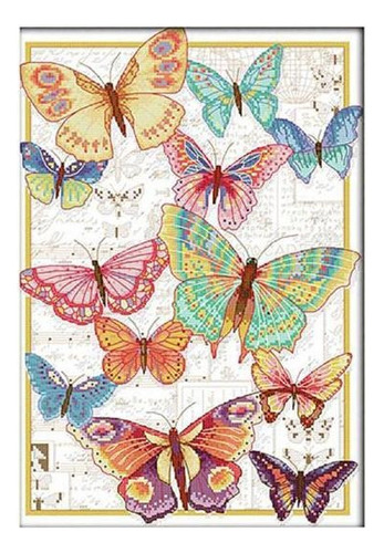 Kits De Punto De Cruz Estampados For Adultos 11ct 40x55cm