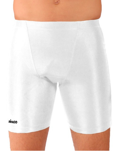 Calza Blanca Térmica Imago Corta Lycra Spandex Futbol Rugby