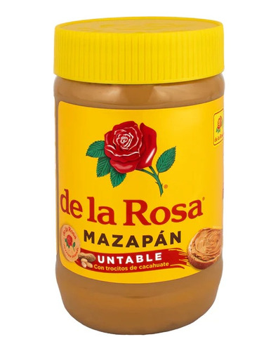 Dulce De Cacahuate Mazapan Untable De La Rosa 400g Crema