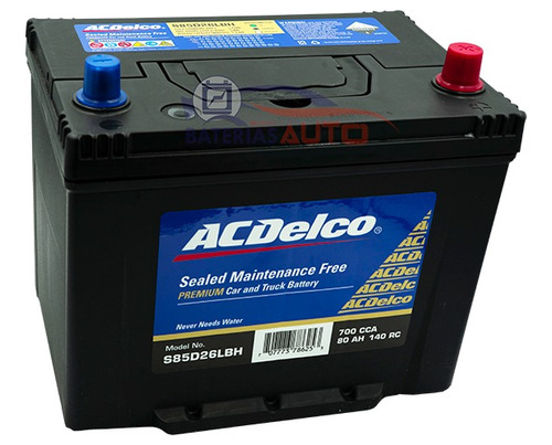 Batería Ac Delco 130 Amp 18 Meses De Garantia  Caja Alta