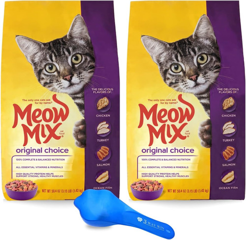 Meow Mix Paquete Original De Comida Seca Para Gatos Incluye