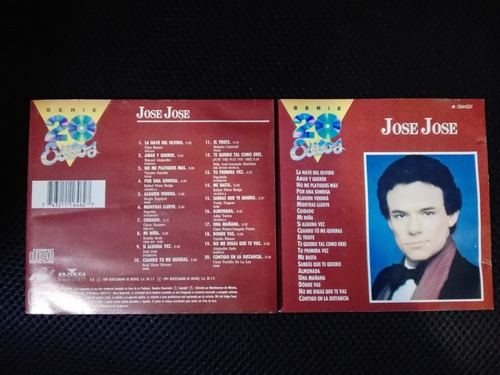 Jose Jose La Serie De Los 20 Exitos Cd