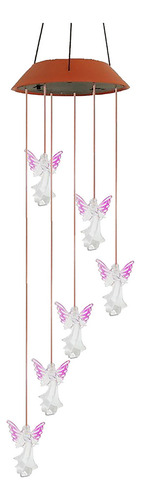 New Campanas De Viento Led Solares Que Cambian De Color En -