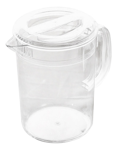 bebidas jarra con 2 tipos de salidas de agua Tapa de acero inoxidable Jarra de plástico acrílico con tapa bebida jarra de agua jugo jarra 42 oz/1.2 litros jarra de agua 