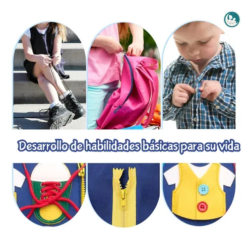 Libro Educativo Actividades Sensoriales Montessori Niños