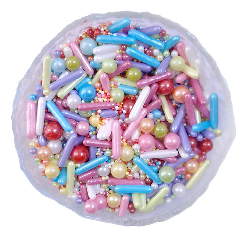 Mix Perlas Rods Multicolor Comestible Sprinkles 50gr