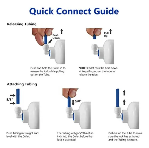 Conector T En Lnea Plstico 1/4puLG A 3/8puLG Para Purificaci