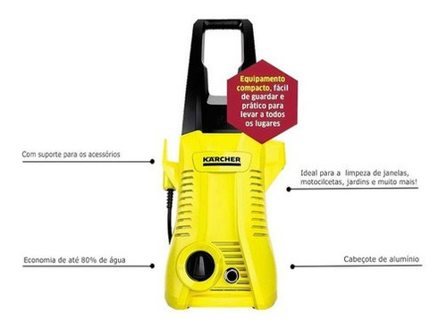 Imagem 3 de 4 de Lavadora Alta Pressão Kärcher K1 +1x1,5m Tela Carac Pvc 2 14