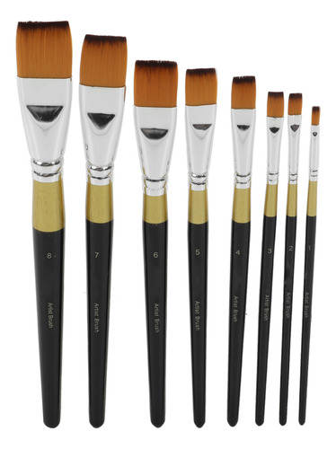 Juego De Pinceles De Pintura Con Ergonómico Cerdas