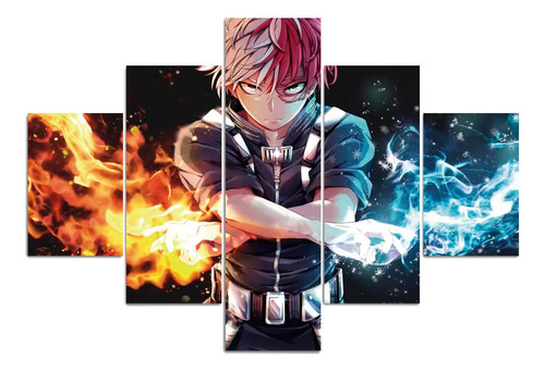 Cuadro My Hero Academia Todoroki 100x70 Cm Gs Cuadros