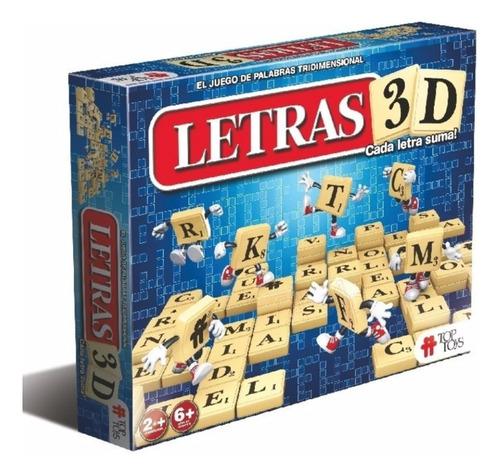 Juego De Mesa Letras 3d Juego De Palabras Top Toys