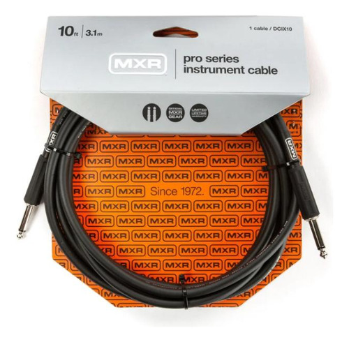 Cabo P/instrumentos 3m Mxr Plug P10 Reto-reto Dcix10 Dunlop