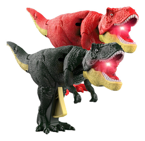 Dinosaur Toys Prank, Color T-rex Con Efecto Sonido, 2 Uni
