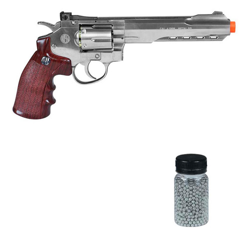 Revolver Co2 4.5 Pressão W702s Rossi + Esferas Ar15 Sport