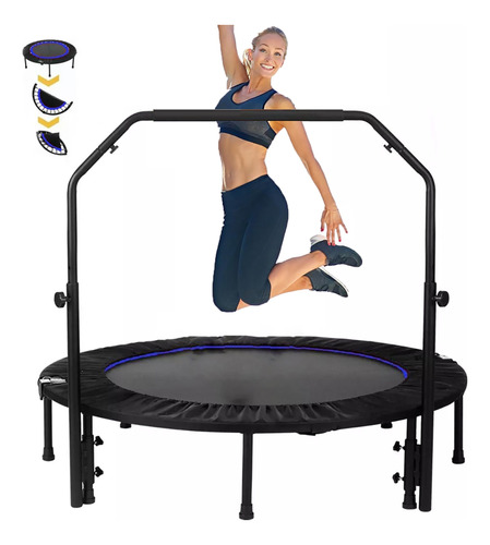 Trampolin Fitness Mini Brincolin Ejercitador Plegable 40inch