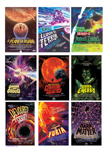 Posters Coleccionables, Serie Galaxy Of Horrors (nasa)