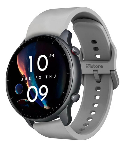 Correa Compatible Con Amazfit Gtr2 Gris Hebilla 22m