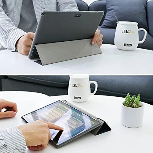 Funda Delgada Con Tapa Soporte Triple Para Tableta Zb10