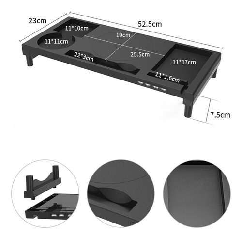 Soporte Monitor Elevador Monitor Con Adaptador, Soporte