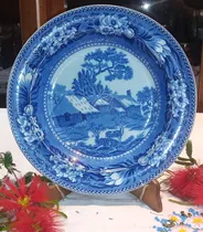 Comprar Antiguo Plato Decorativo Hondo Loza Wedwood England N291