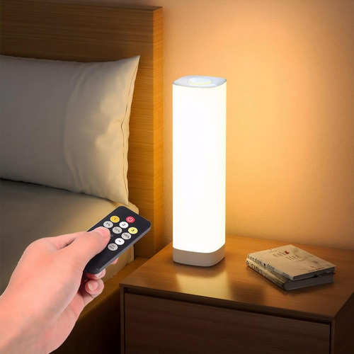 Lámpara De Mesa Led Semlos Para Dormitorio, Luz Nocturna De