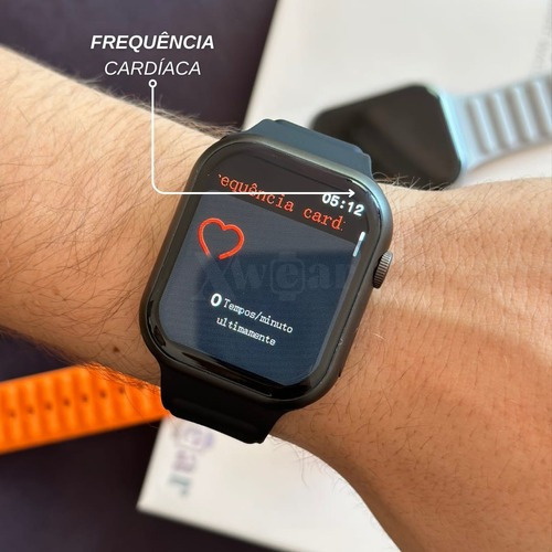 Xh9 48 Mm Trava Pulseira Smartwatch Ios Android Caixa Preto Pulseira Preto Bisel Preto Desenho Da Pulseira Mesh