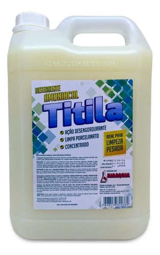 Detergente Amoniacal Titila 5 Litros